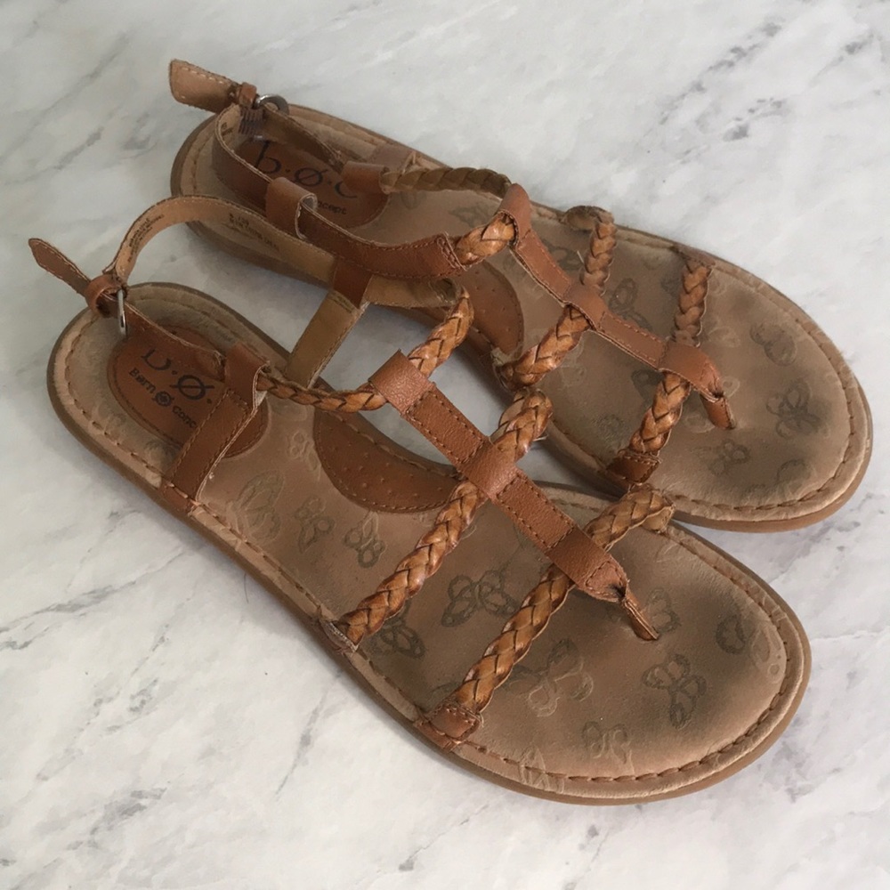 Brown Leather Born Sandals